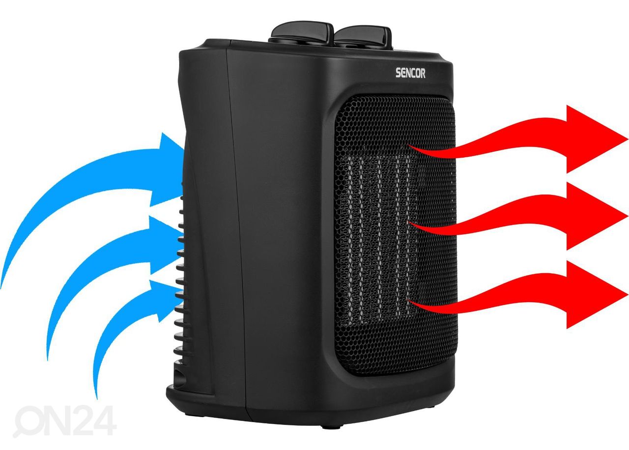 Керамический обогреватель Sencor SFH7701BK увеличить