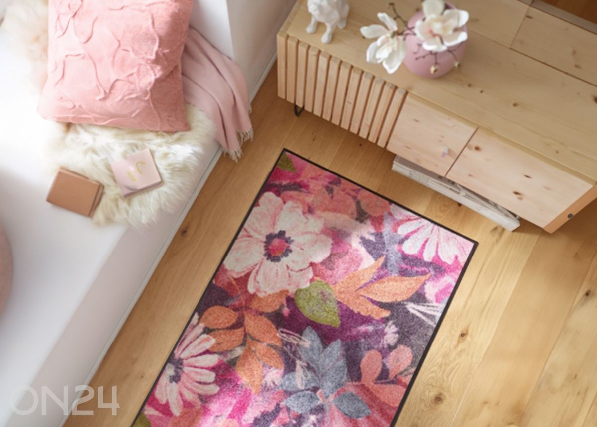 Ковер Цветы 75x190 см увеличить