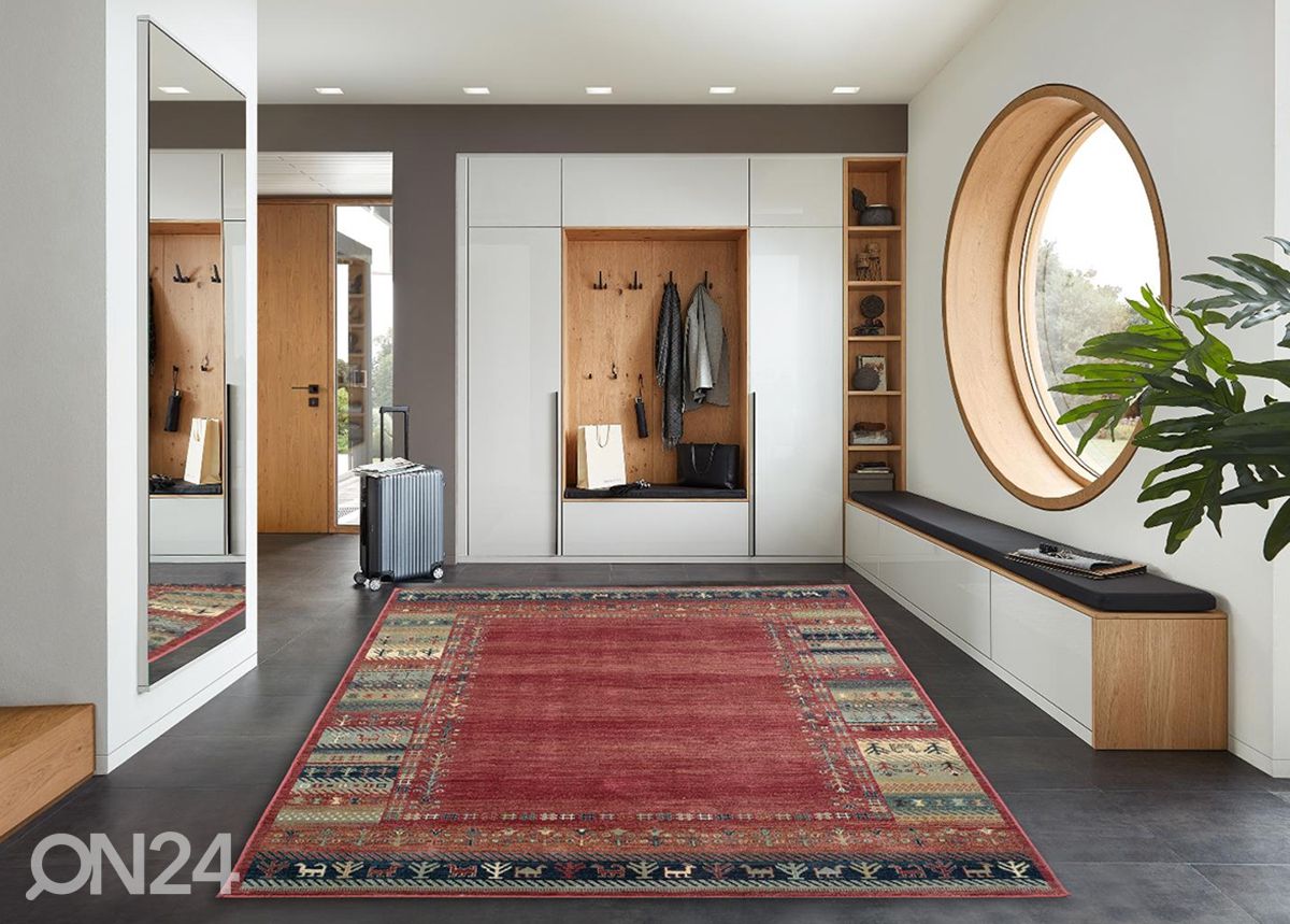Ковер Cherina 60x120 см, красный увеличить