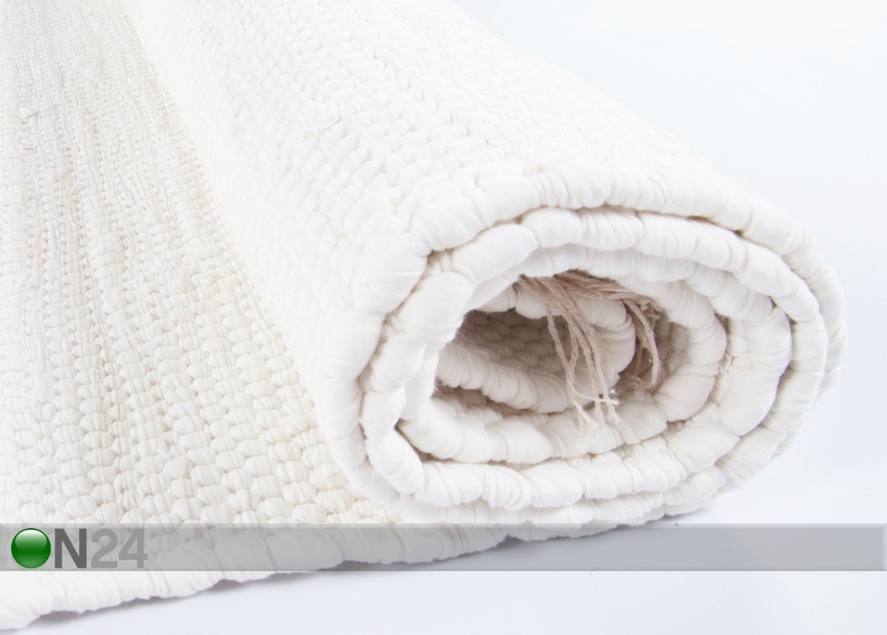 Ковер Happy Cotton Uni 60x120 см, белый увеличить