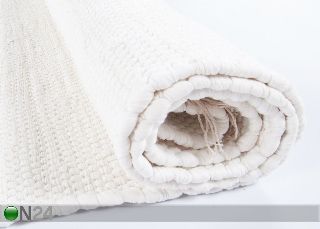 Ковер Happy Cotton Uni 70x140 см, белый увеличить