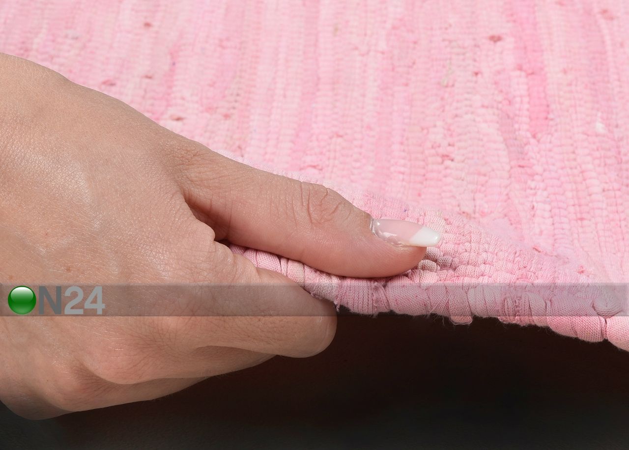 Ковер Happy Cotton Uni 70x140 см, розовый увеличить