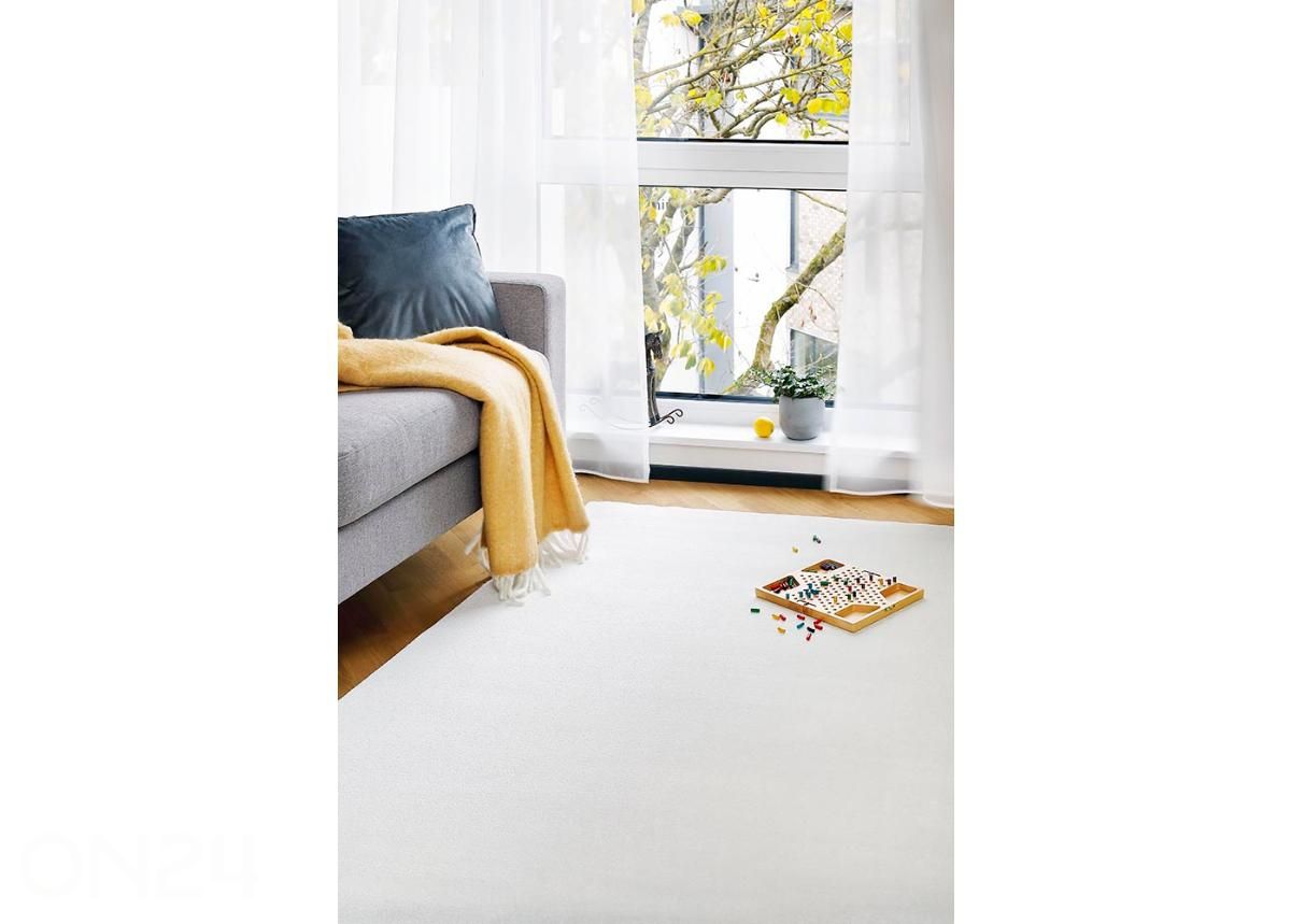 Ковер Narma велюровый Eden™ white 67x133 см увеличить