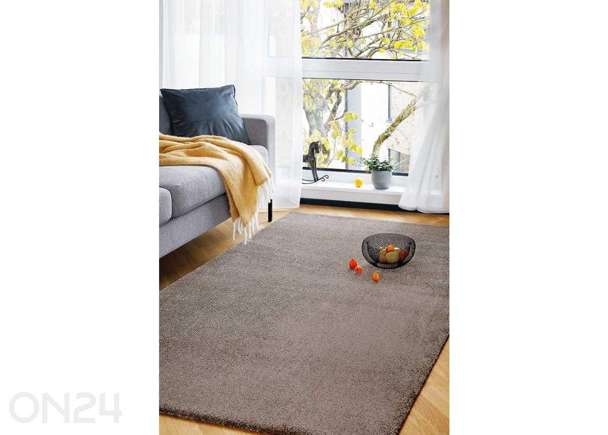 Ковер Narma велюровый Noble™ brown круглый Ø 200 см увеличить