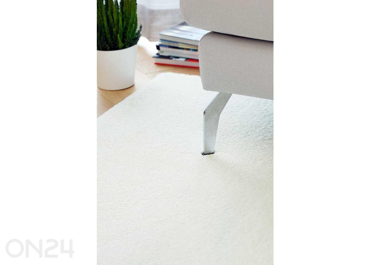 Ковер Narma велюровый Noble™ white круглый Ø 200 см увеличить