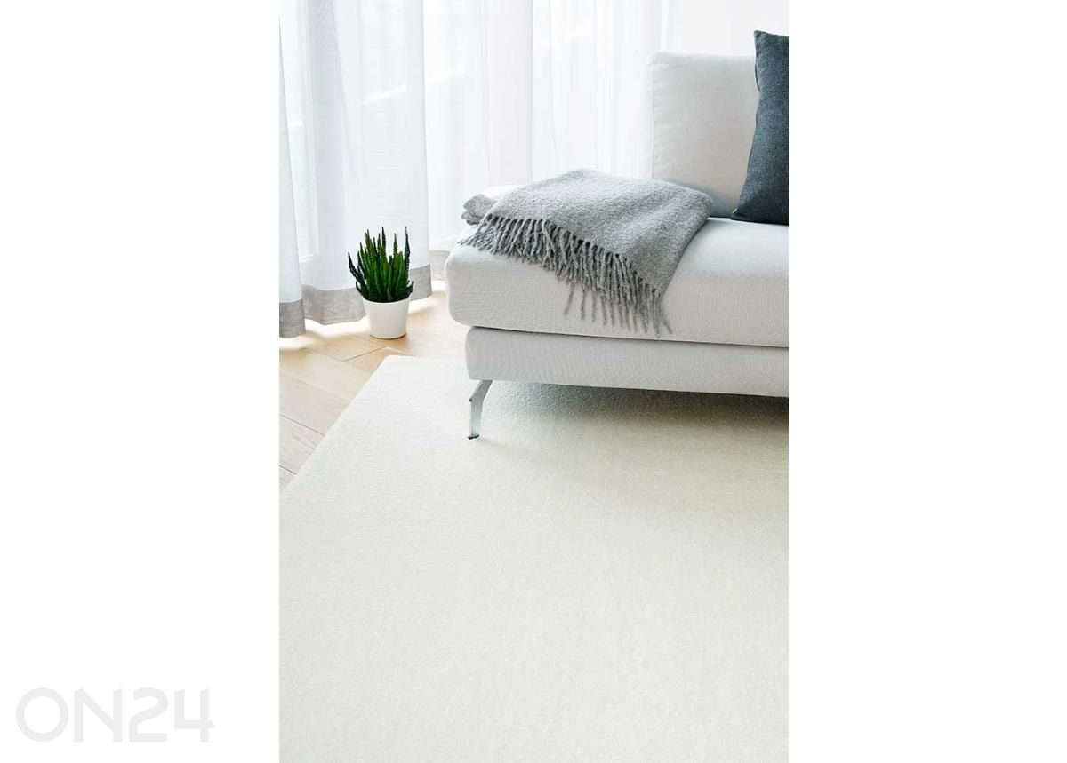 Ковер Narma велюровый Noble™ white круглый Ø 200 см увеличить