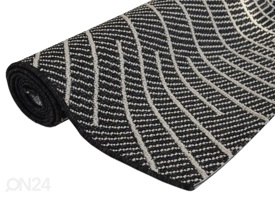 Ковер Raggi Ecru Black 155x230 см увеличить
