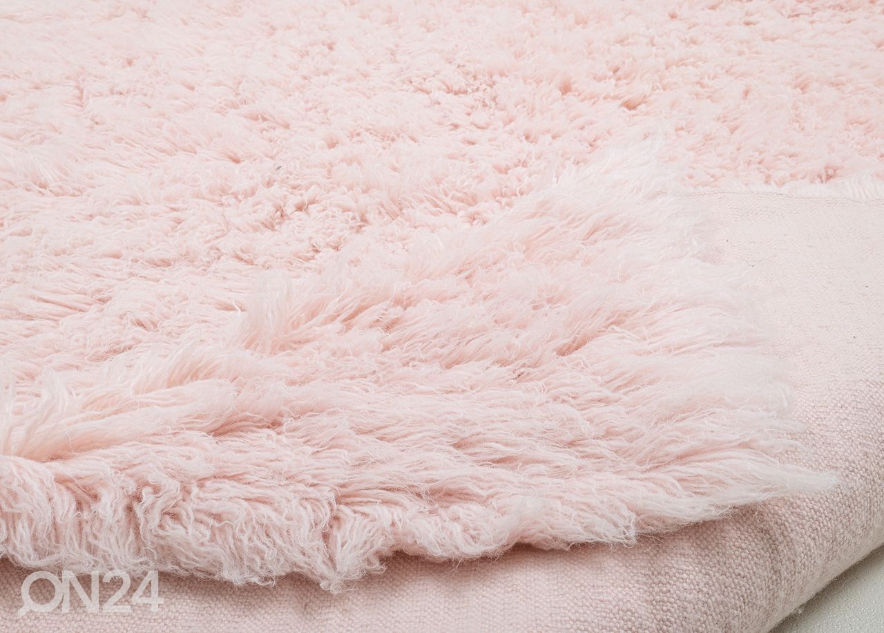 Ковер Tom Tailor Fluffy Uni 180x250 cm, розовый увеличить