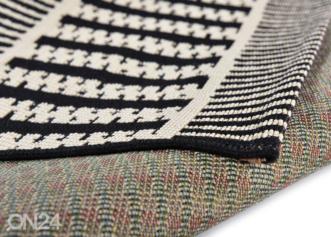 Ковер Tom Tailor Funky Outdoor Geometric, 80x165 см черный увеличить