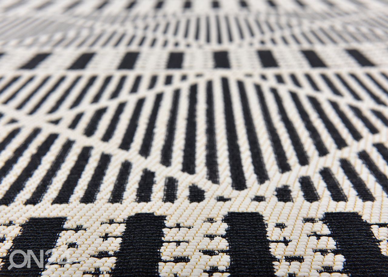 Ковер Tom Tailor Funky Outdoor Geometric, 80x165 см черный увеличить