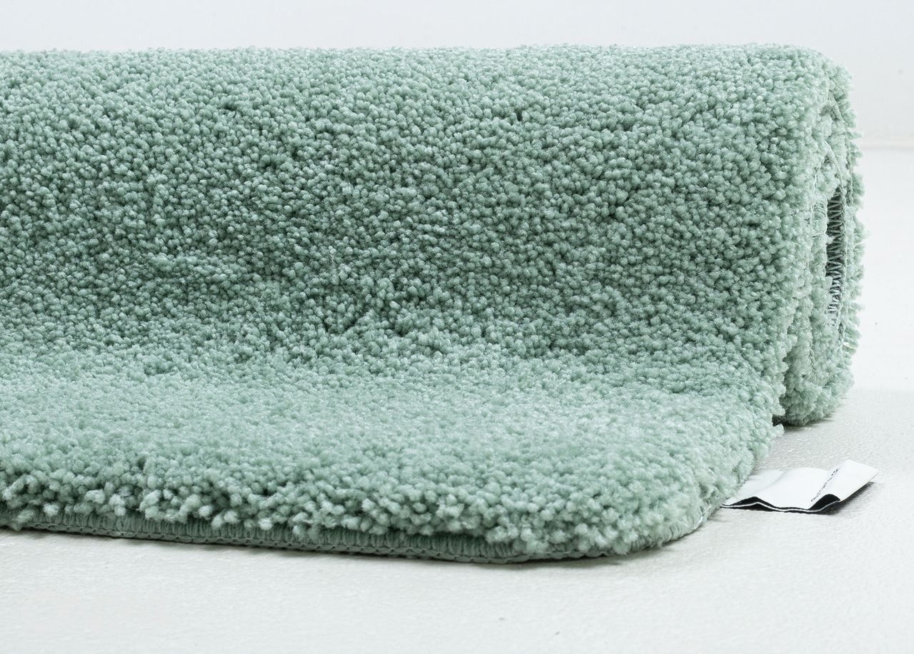 Коврик для ванной Tom Tailor Cozy Bath Uni 60x100 см, мятно-зеленый увеличить