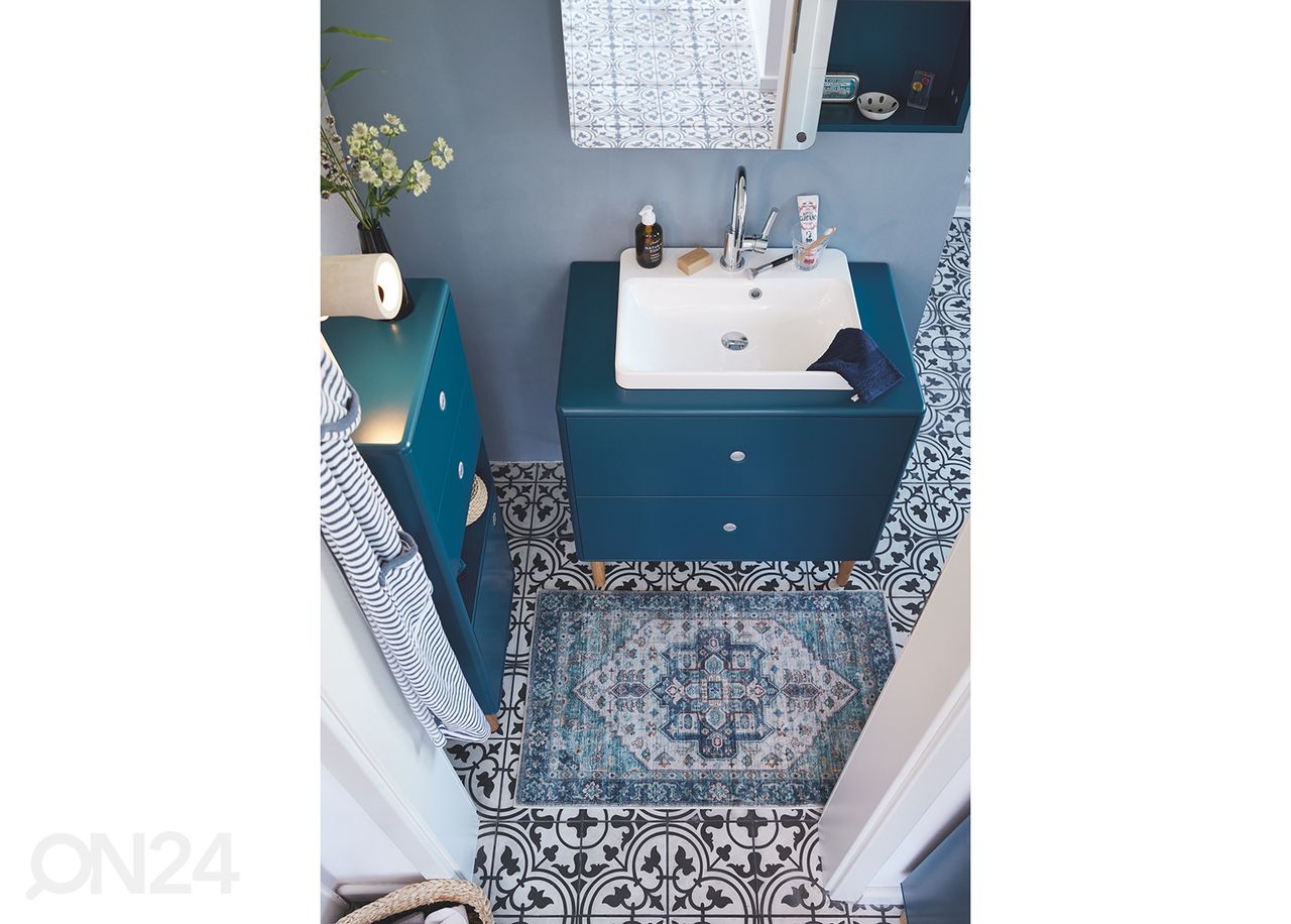 Коврик для ванной Tom Tailor Oriental Bath 70x120 см, бирюзовый увеличить