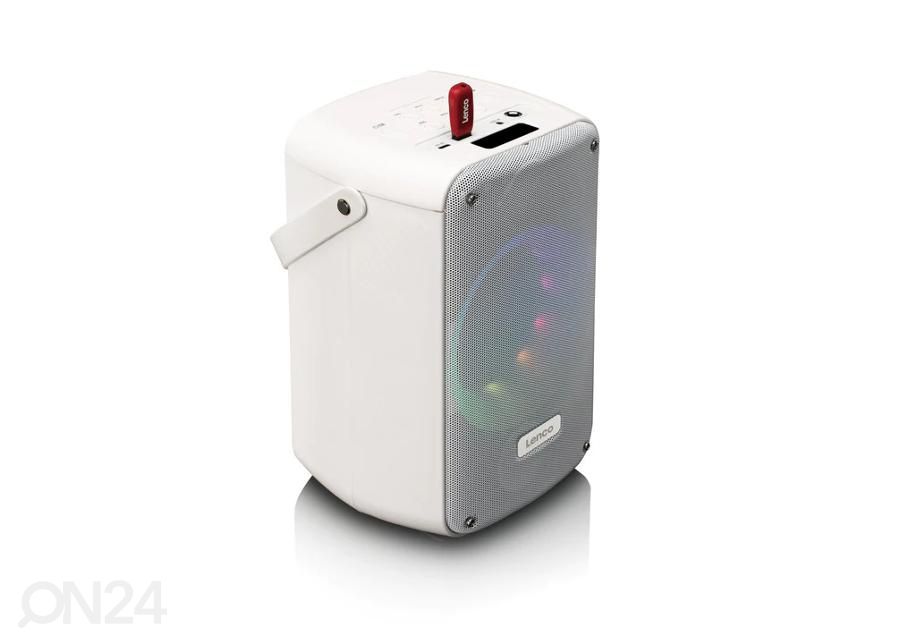 Колонка для караоке Lenco BTC060WH, белая увеличить