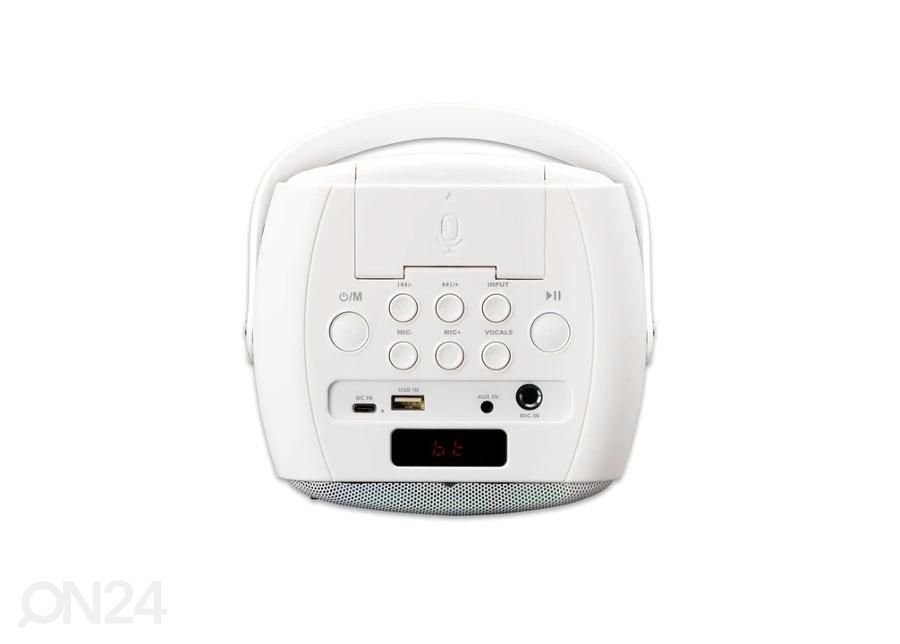 Колонка для караоке Lenco BTC060WH, белая увеличить