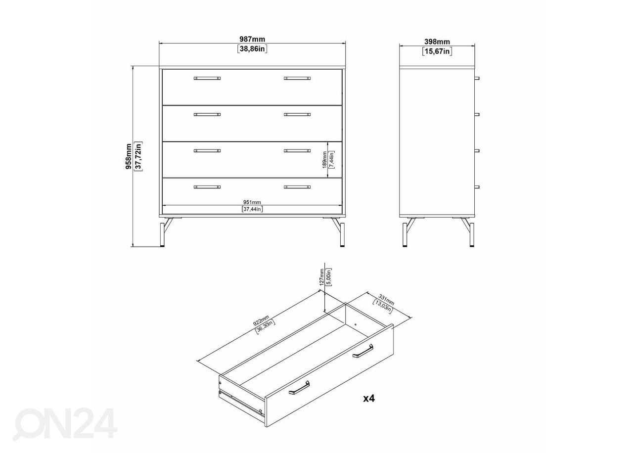 Комод Dana 99 cm увеличить