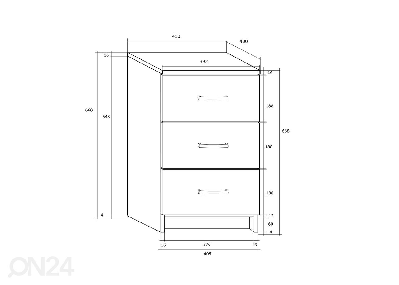 Комод Drimo 41 cm увеличить