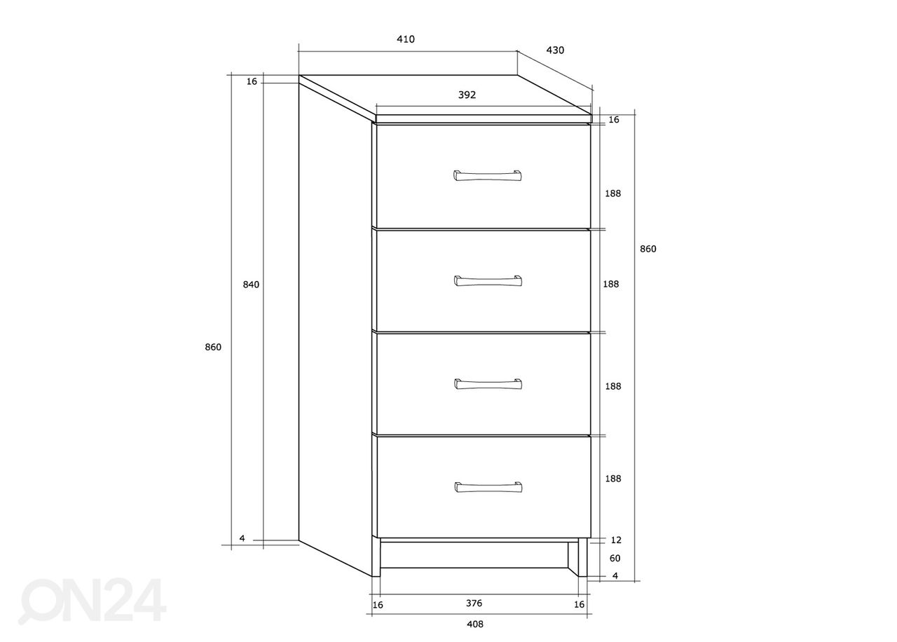 Комод Drimo 41 cm увеличить