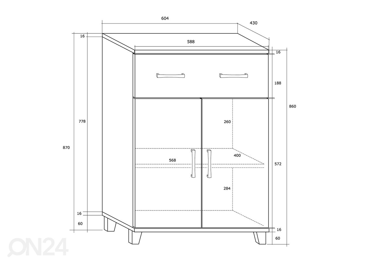 Комод Drimo 61 cm увеличить