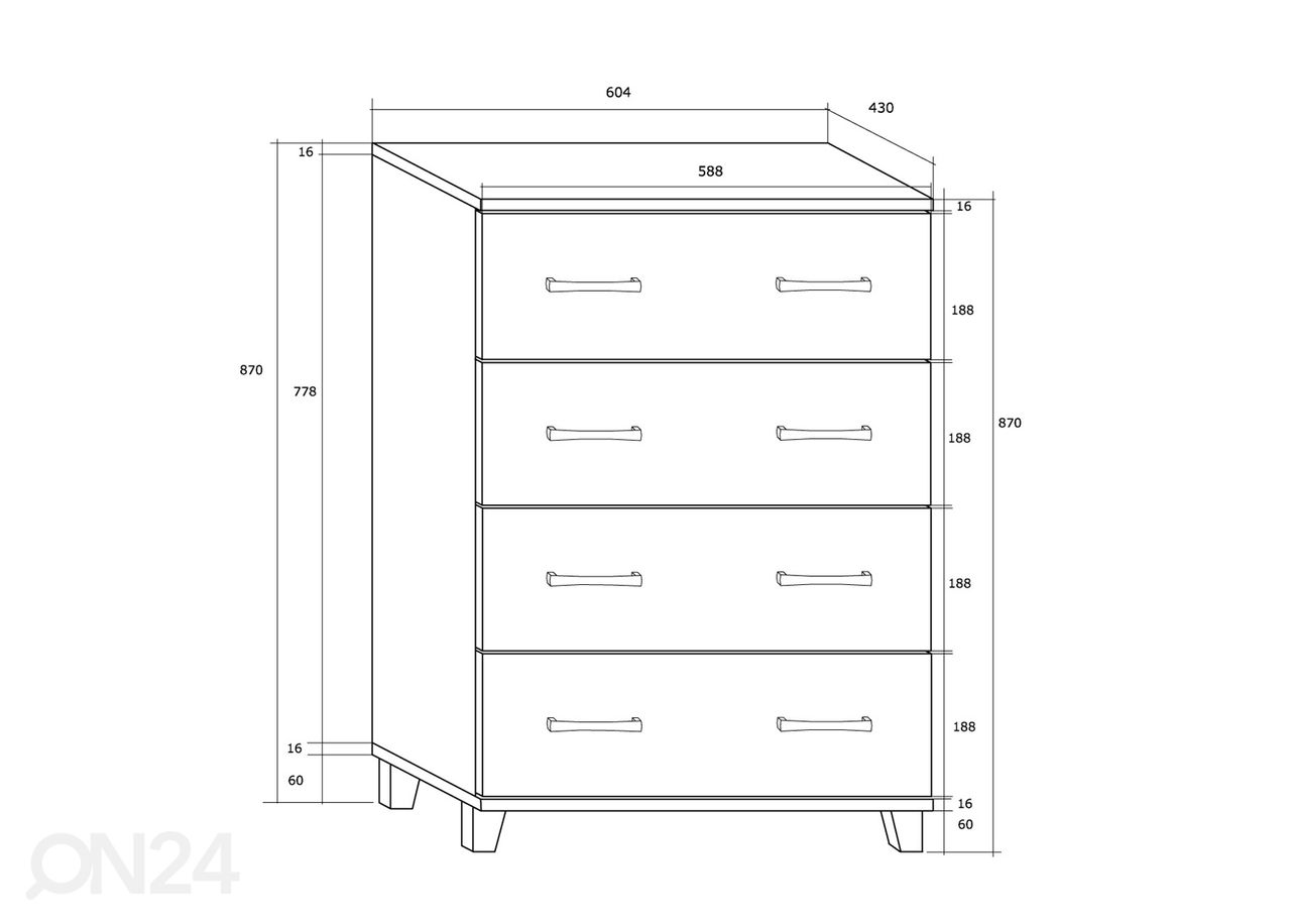 Комод Drimo 61 cm увеличить