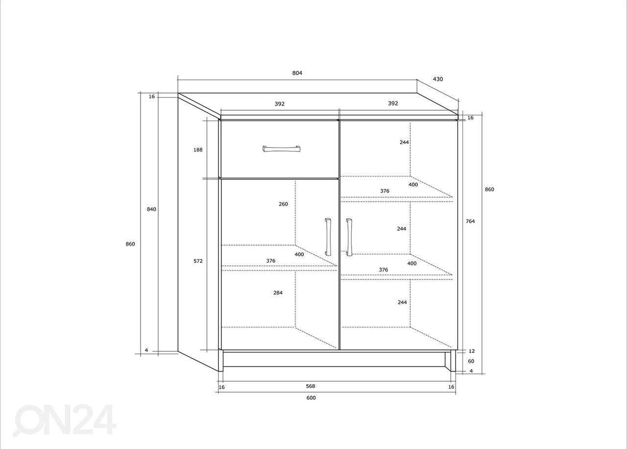 Комод Drimo 80 cm увеличить