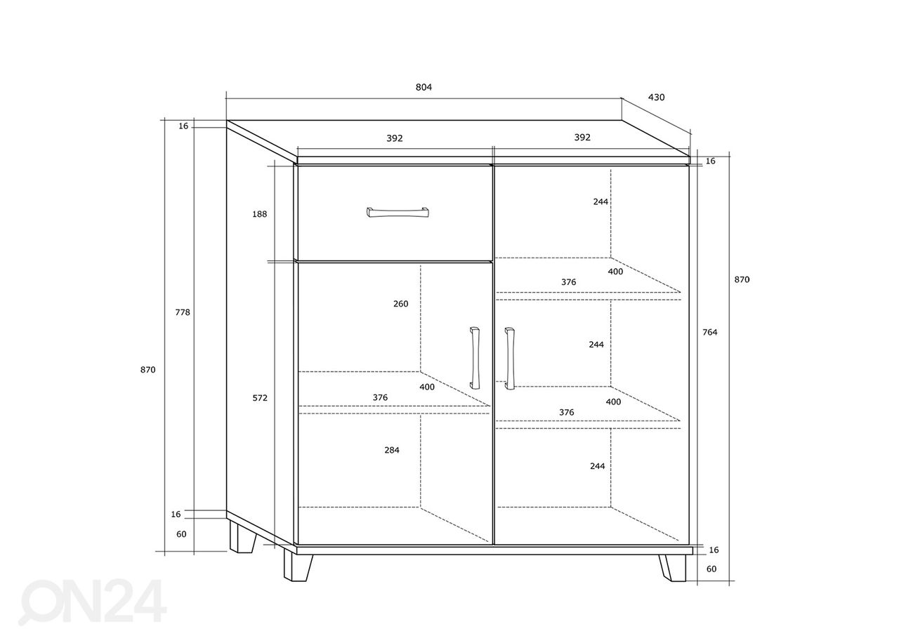 Комод Drimo 80 cm увеличить