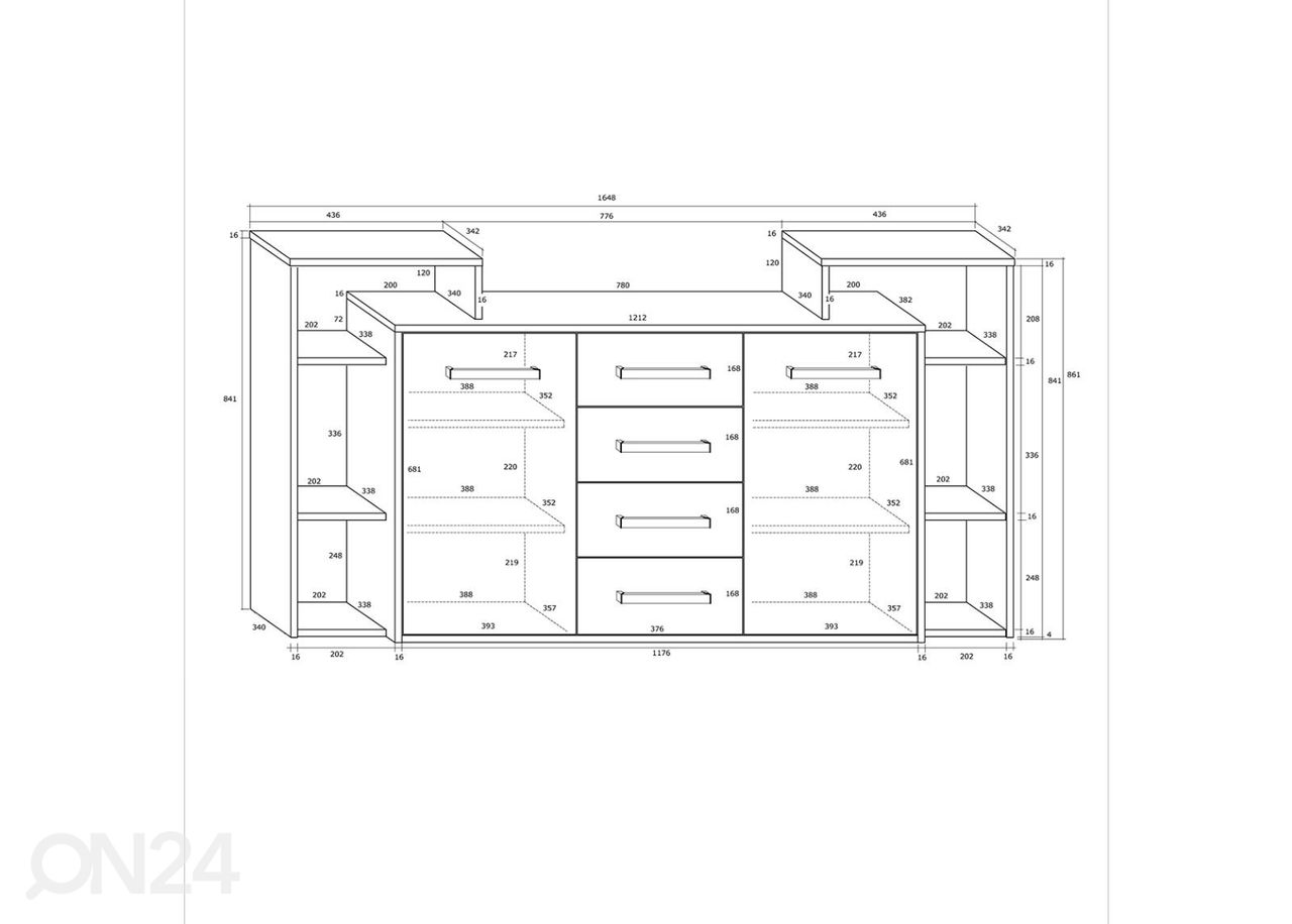 Комод Macroom 165 cm увеличить