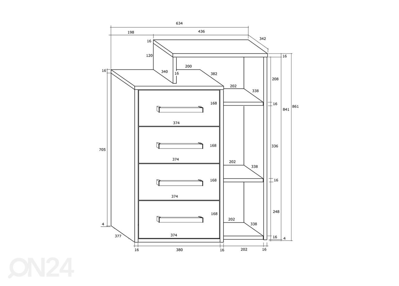 Комод Macroom 64 cm увеличить