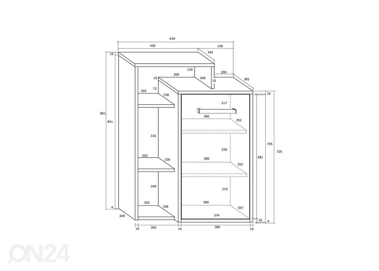 Комод Macroom 64 cm увеличить