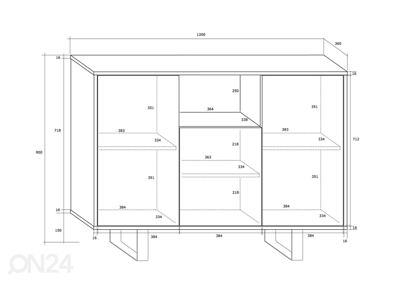 Комод Rossca 120 cm увеличить