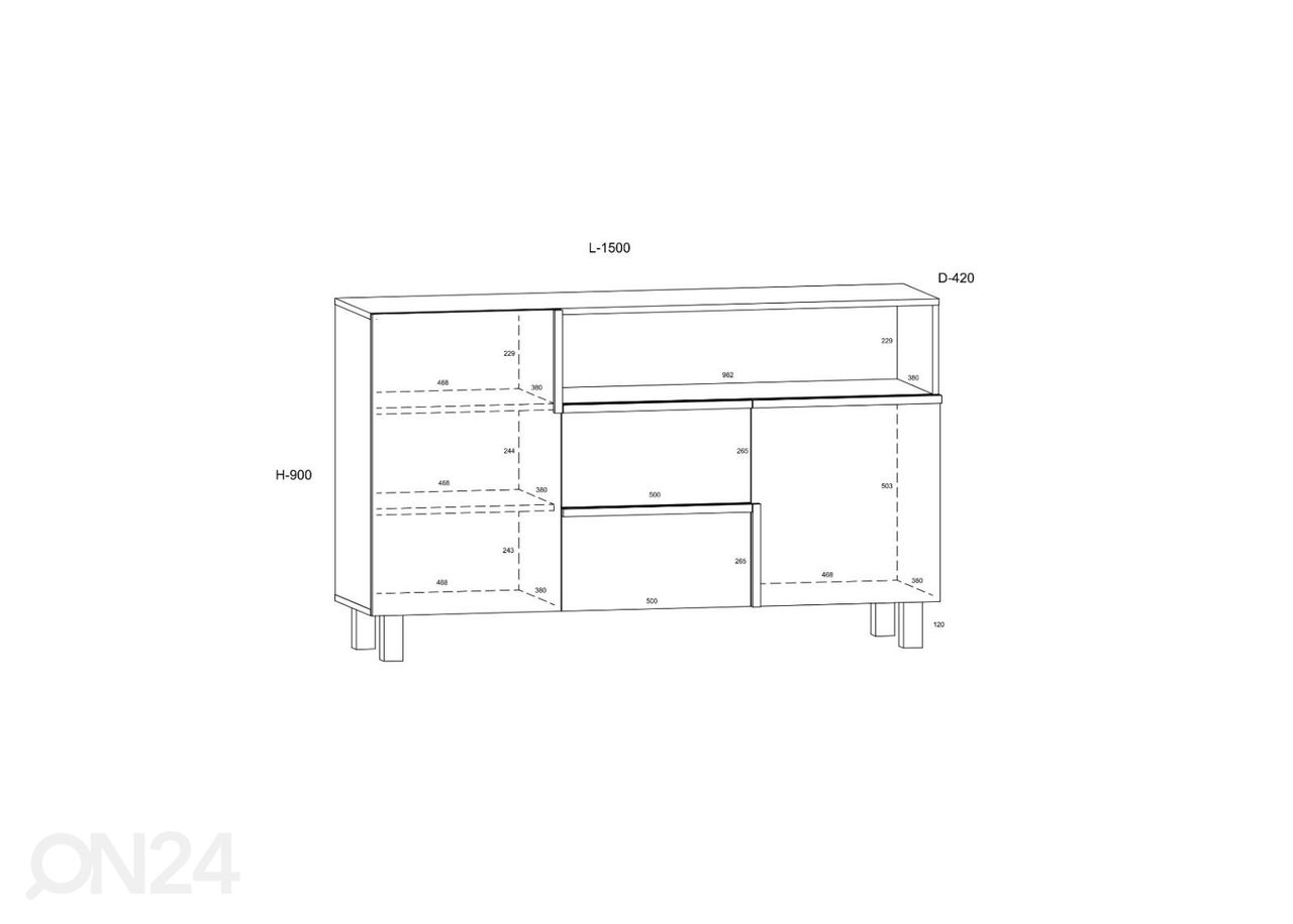 Комод Youghal 150 cm увеличить