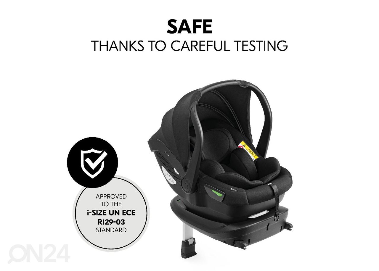 Комплект автокресла Isofix с базой Hauck Out & About Drive N Care Set чёрный увеличить