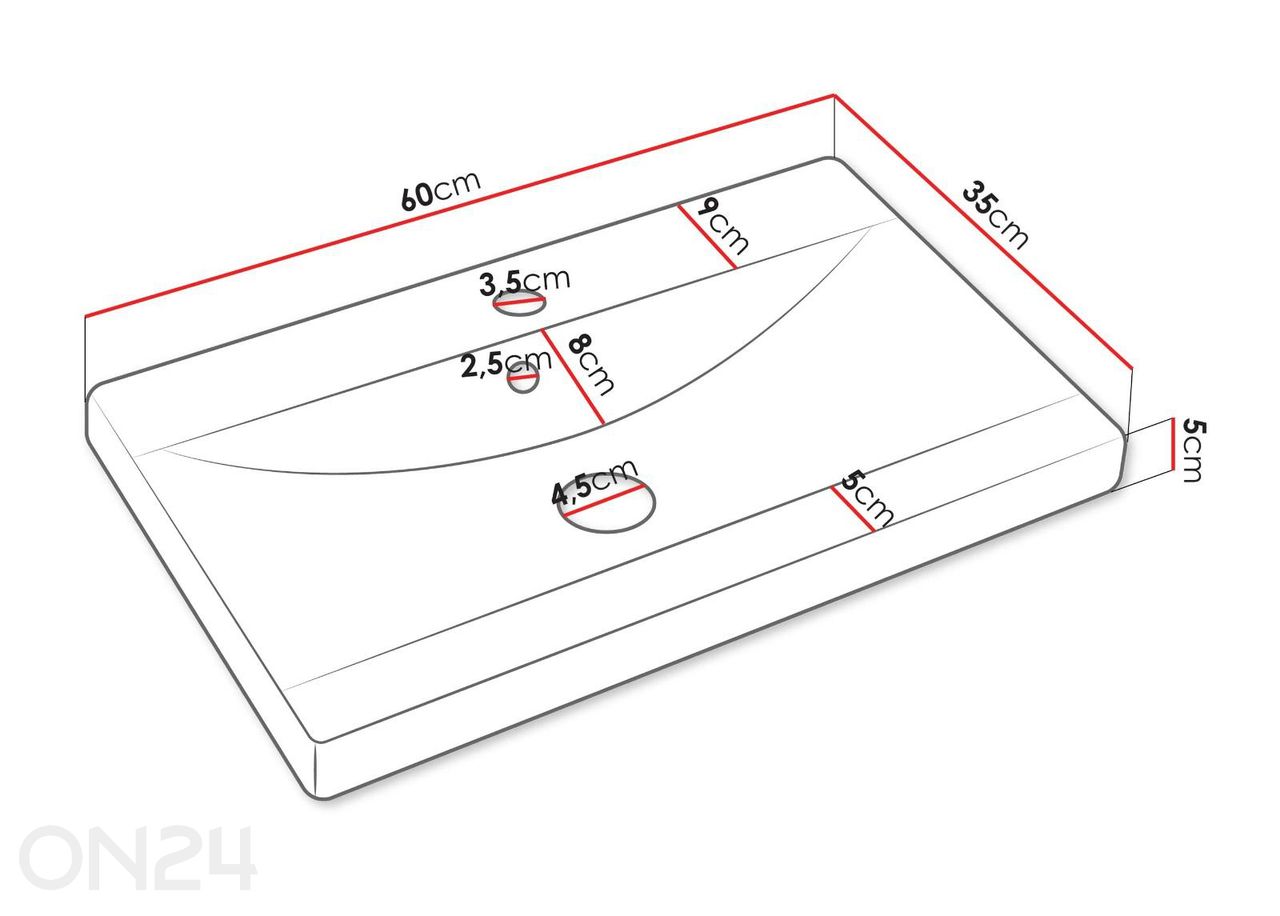 Комплект в ванную комнату Madrit II + LED увеличить
