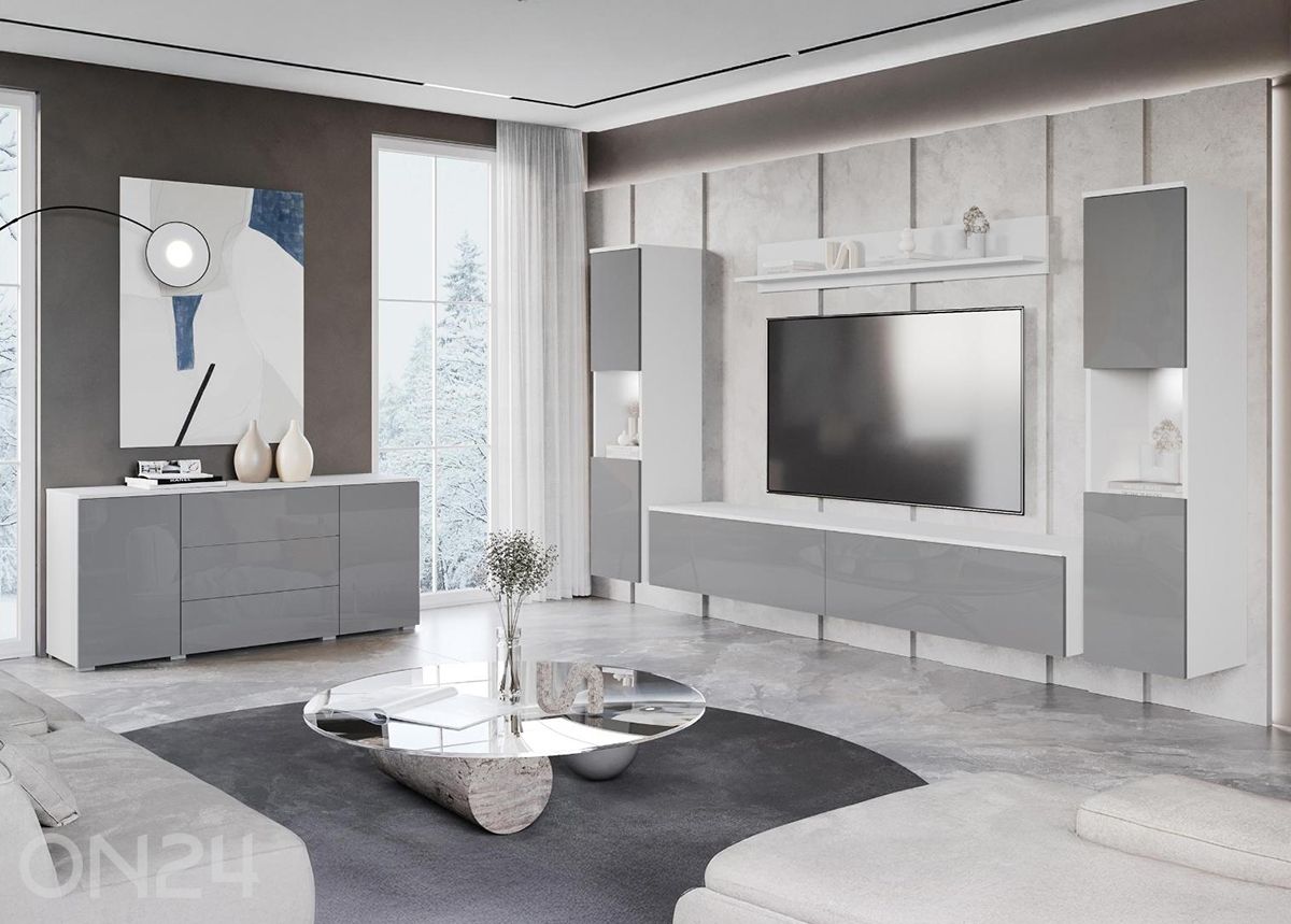 Комплект для гостиной Paris II + LED увеличить