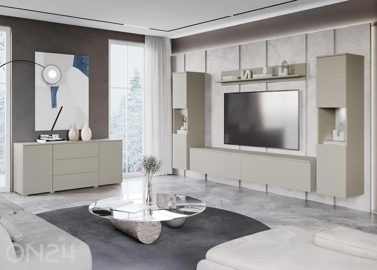 Комплект для гостиной Paris II + LED увеличить