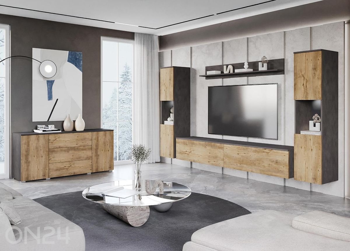 Комплект для гостиной Paris II + LED увеличить