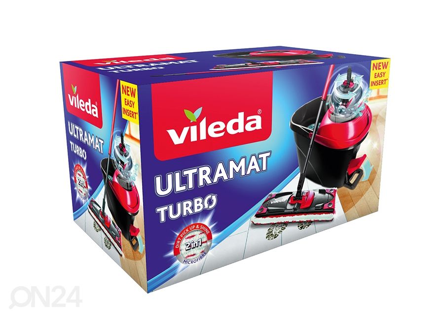 Комплект для уборки пола Whistle Easy Wring Turbo Ultramat щетка+ведро увеличить