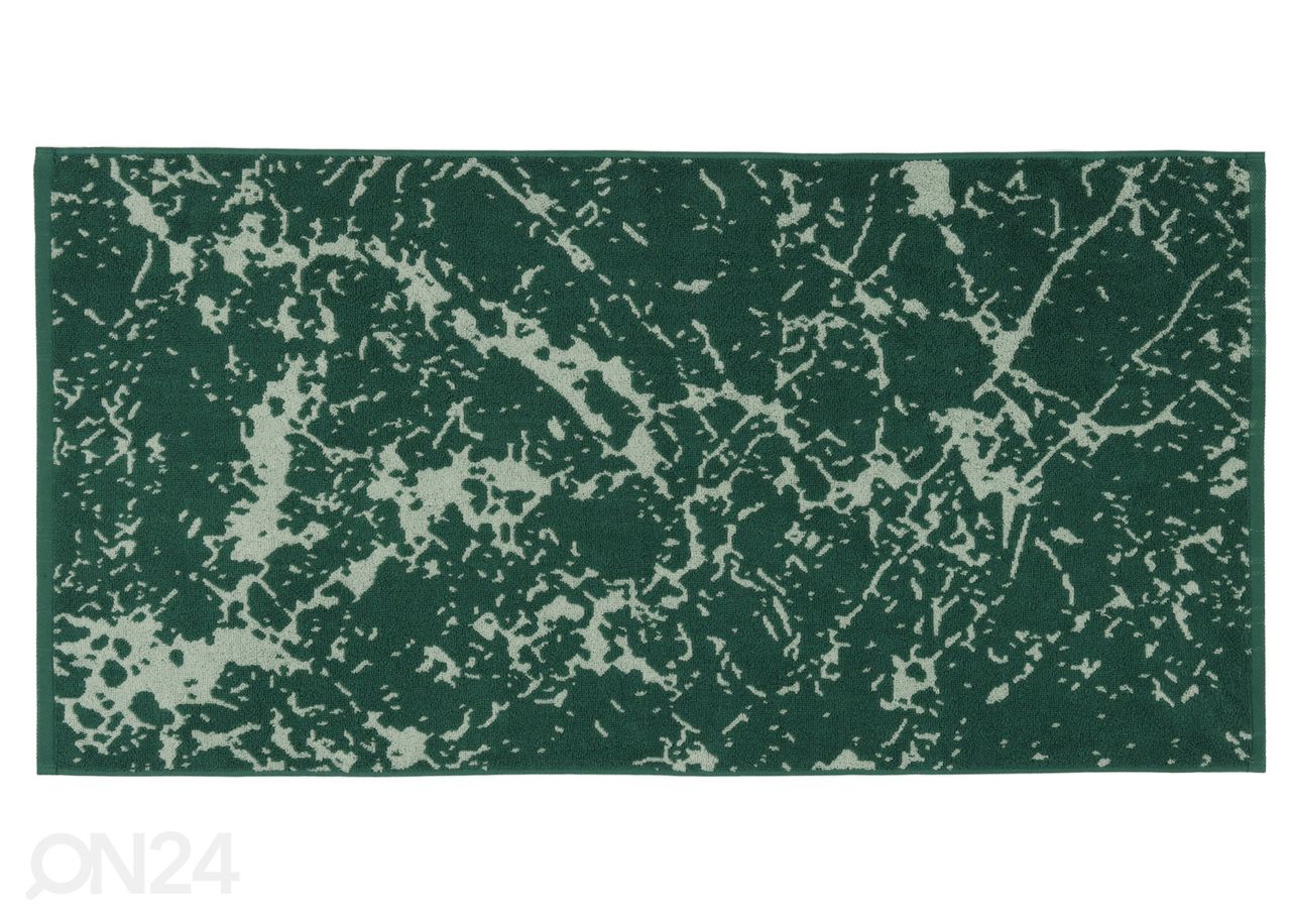 Комплект махровых полотенец Marble зелёный, 2 шт увеличить