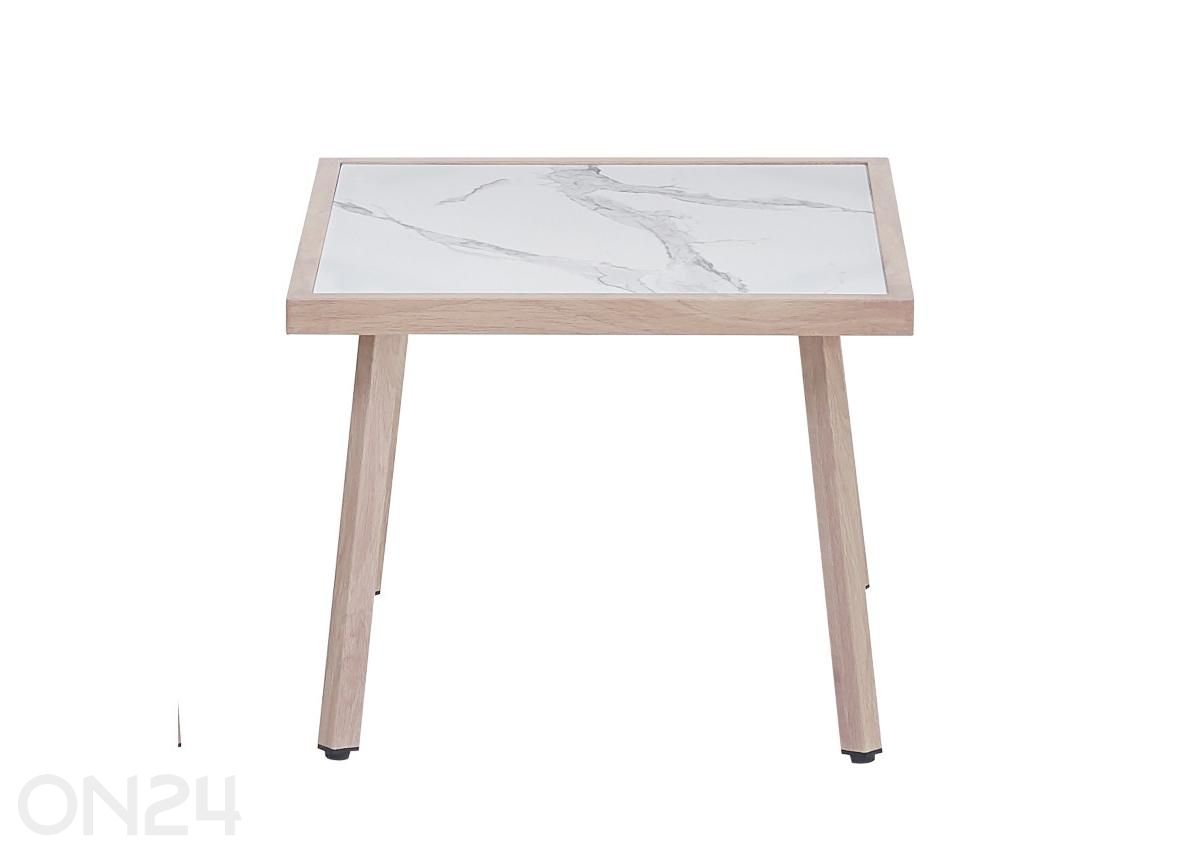 Комплект садовой мебели Pisa стол + 2 стула, серый увеличить