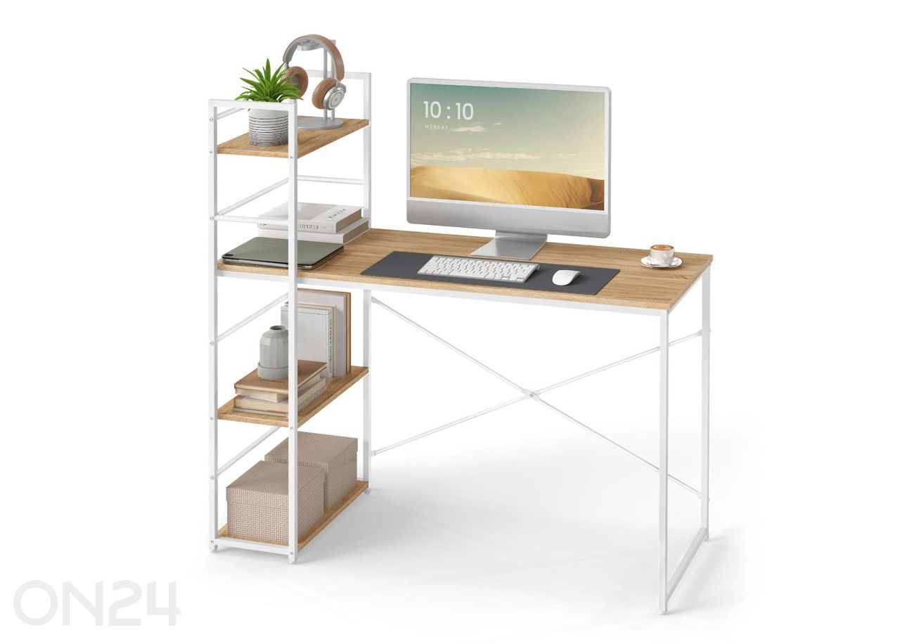 Компьютерный стол с полкой увеличить