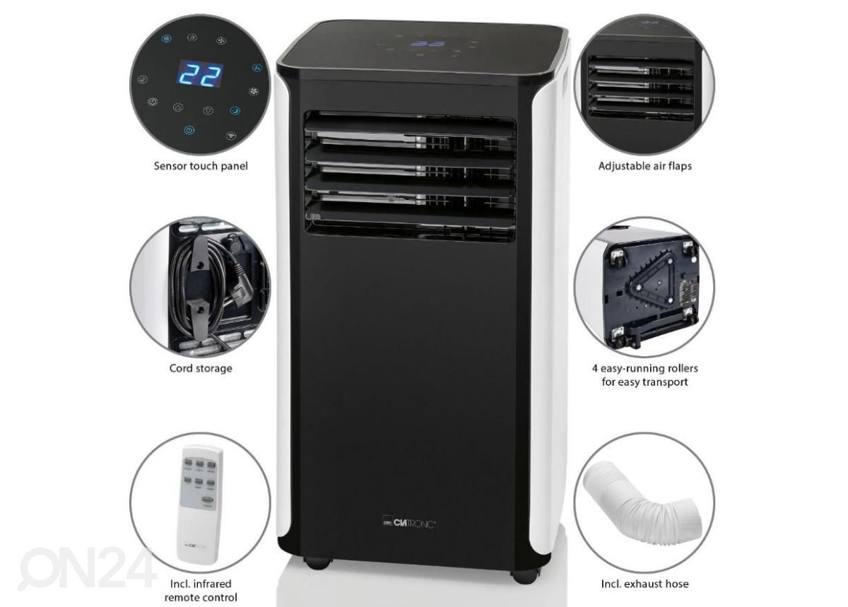 Кондиционер Clatronic CL3716, черный/белый увеличить