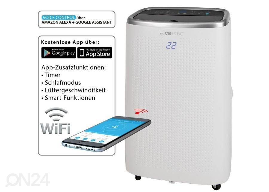 Кондиционер Clatrtonic CL3750, белый увеличить