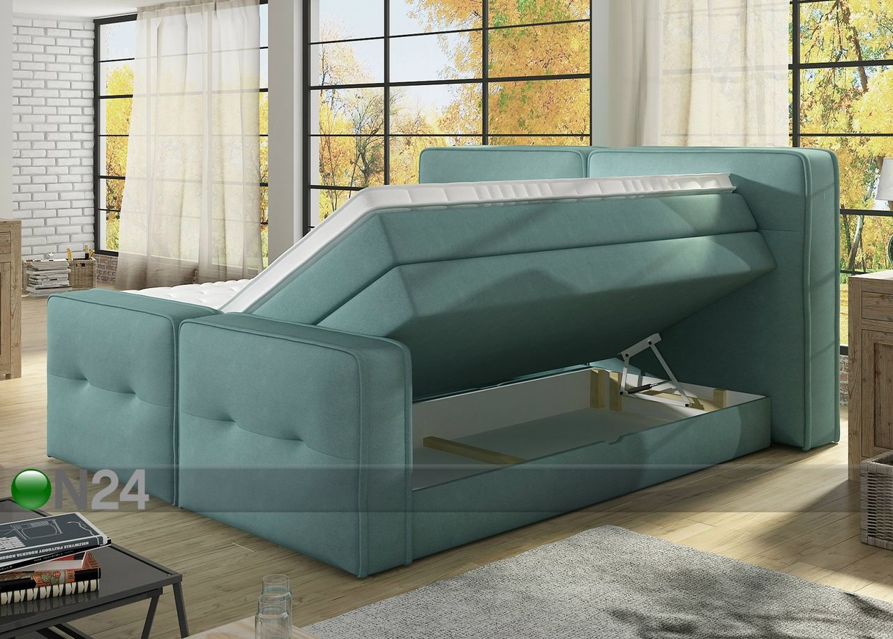 Континентальная кровать с ящиком 140x200 cm увеличить