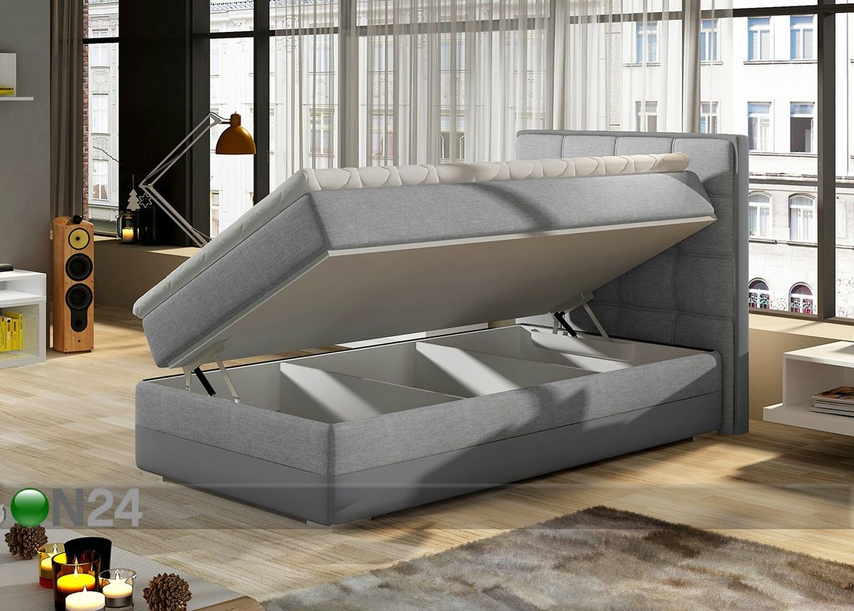 Континентальная кровать с ящиком 90x200 cm увеличить