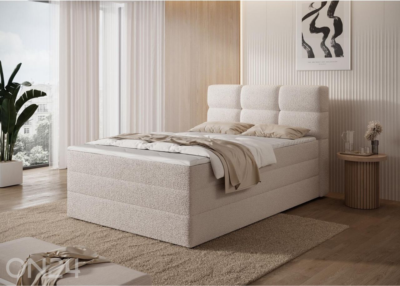 Континентальная кровать с ящиком Kasped 120x200 см увеличить