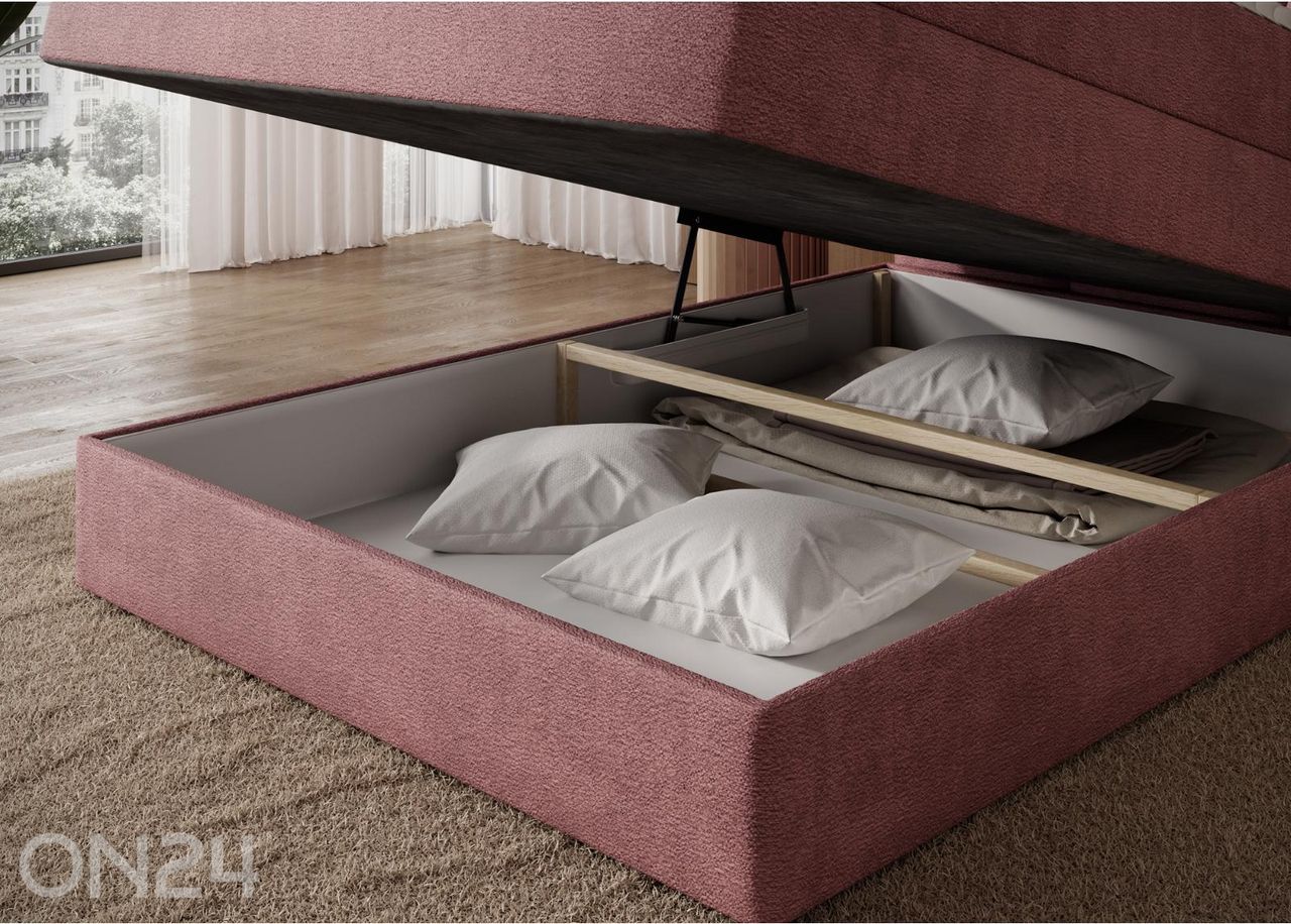 Континентальная кровать с ящиком Kasped 120x200 см увеличить