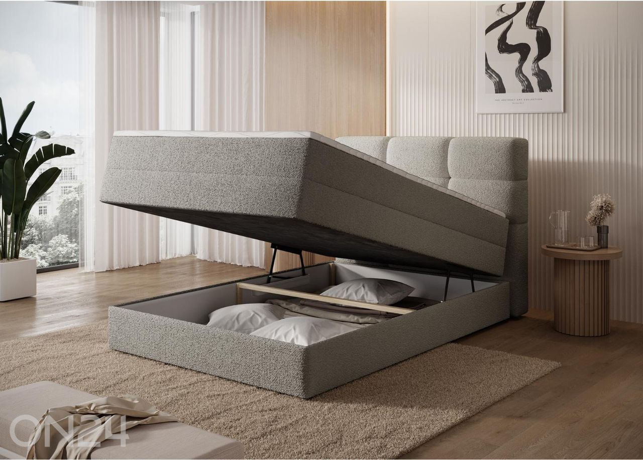 Континентальная кровать с ящиком Kasped 140x200 см увеличить