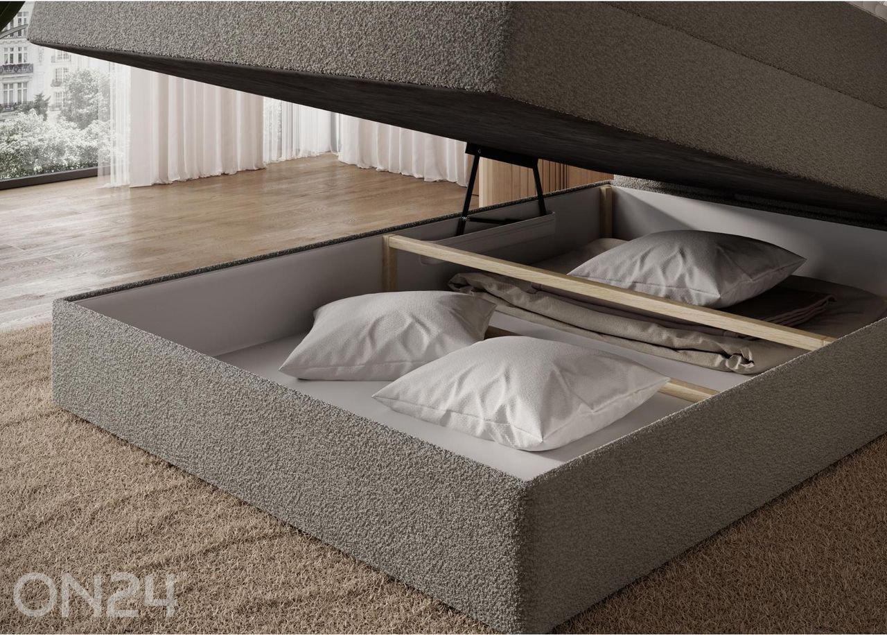 Континентальная кровать с ящиком Kasped 140x200 см увеличить