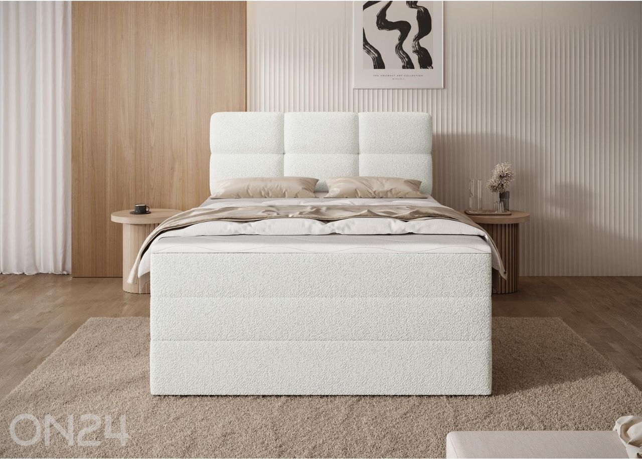 Континентальная кровать с ящиком Kasped 140x200 см увеличить