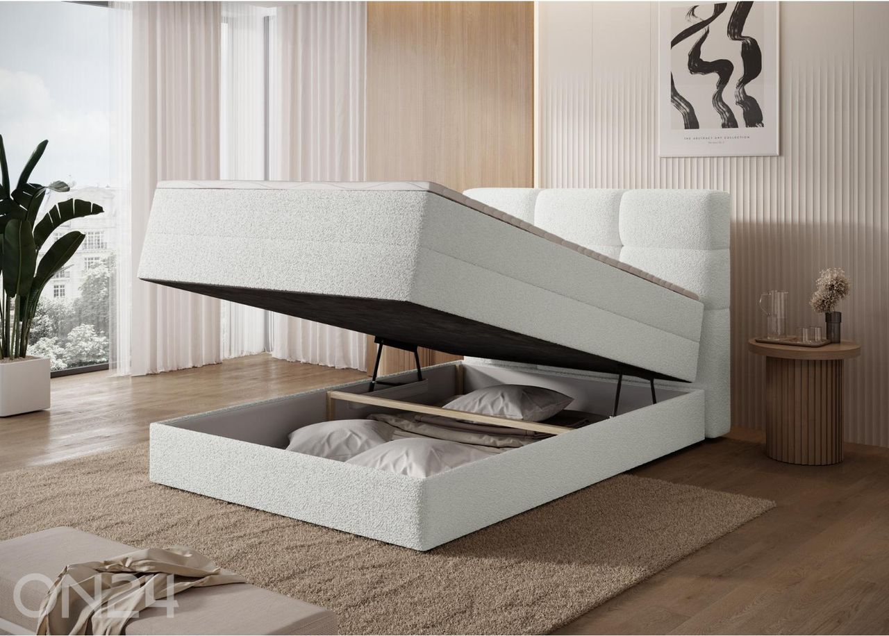 Континентальная кровать с ящиком Kasped 140x200 см увеличить