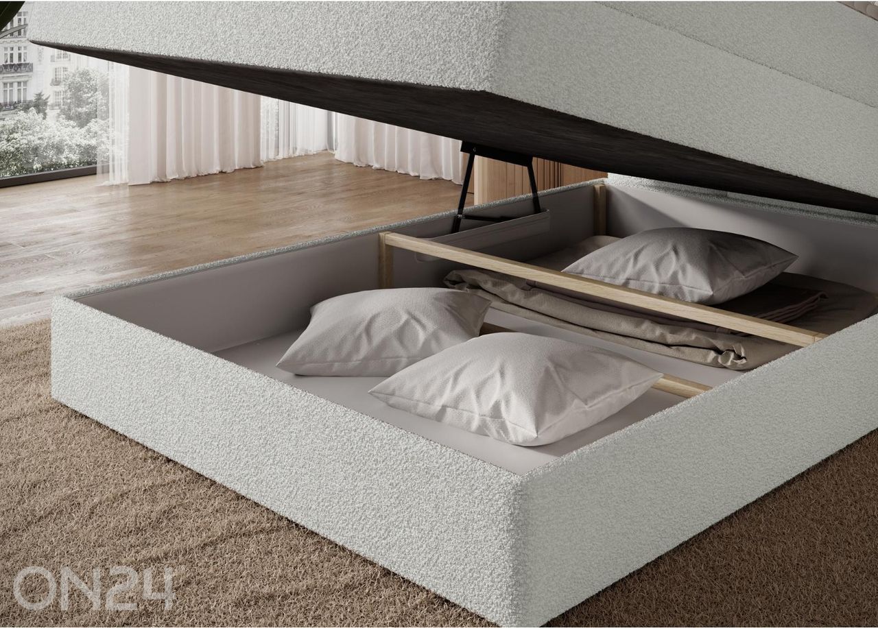 Континентальная кровать с ящиком Kasped 140x200 см увеличить